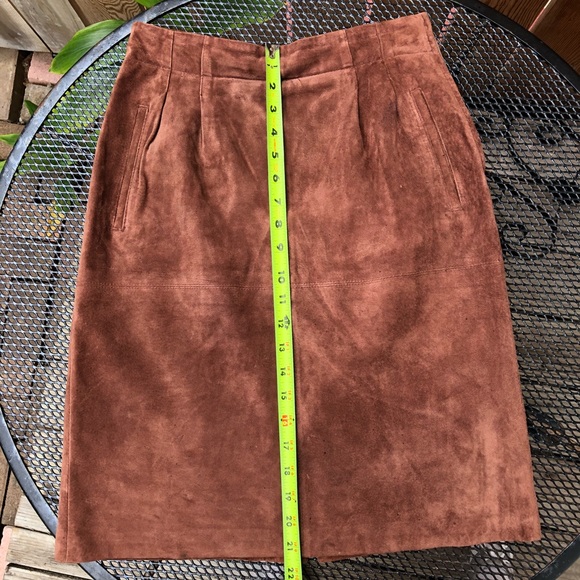 Lord & Taylor Dresses & Skirts - Vintage LORD & TAYLOR knee length Suede Skirt 6